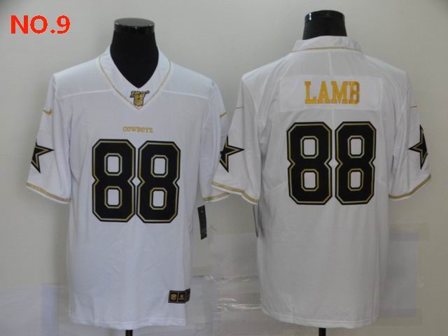 Men's Dallas Cowboys #88 CeeDee Lamb Jersey NO.9;